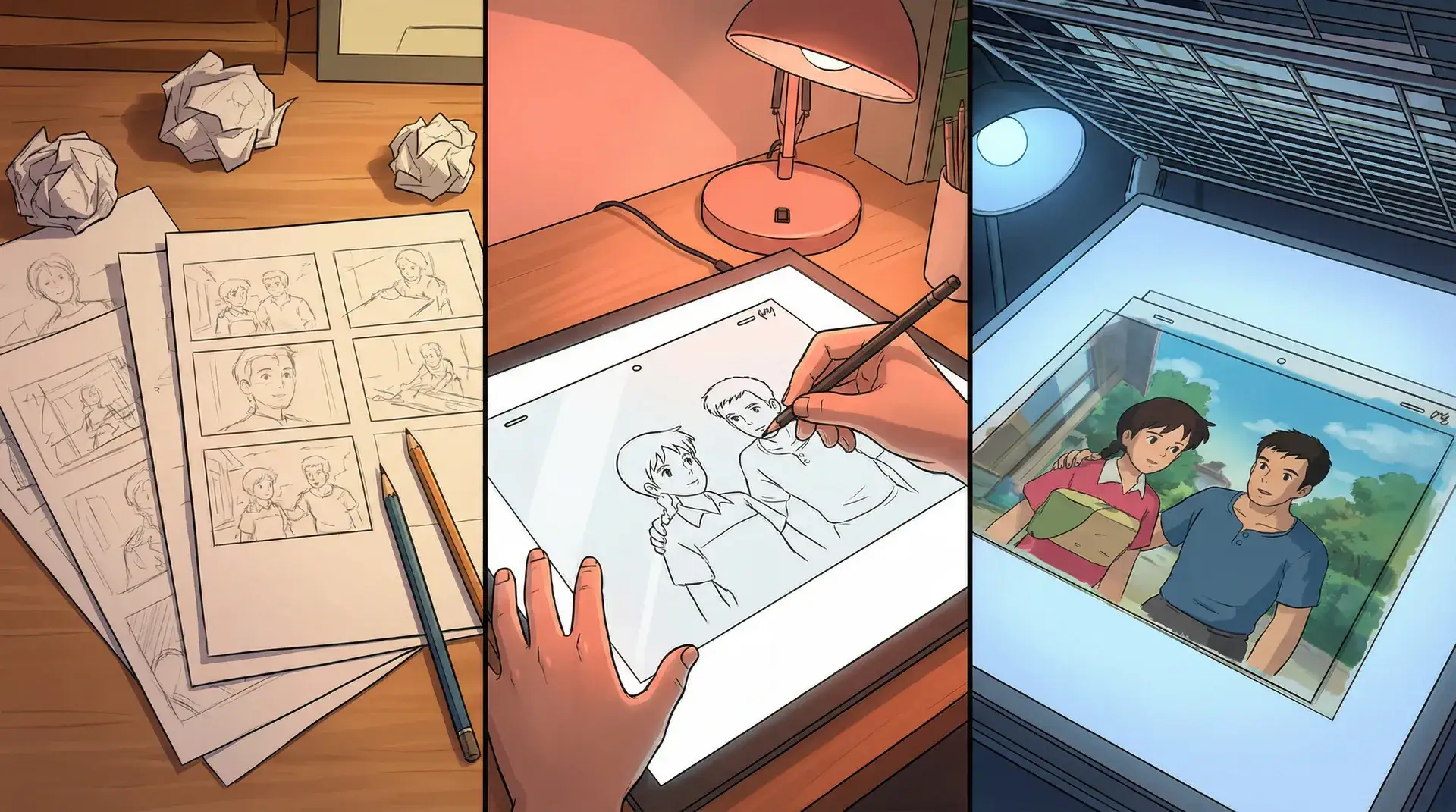 赛博幻想2077 制作现场 分镜草稿